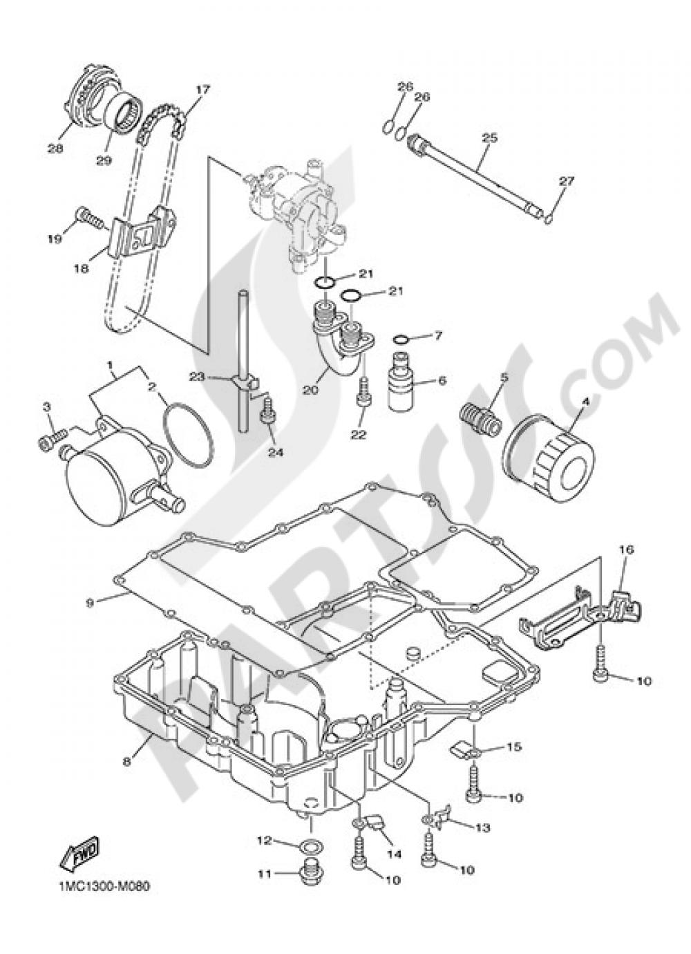 AIR COOLER Yamaha FJR1300A 2014