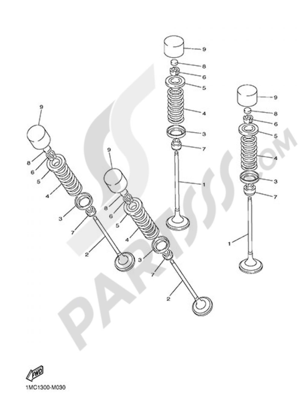 VALVE Yamaha FJR1300AS 2013