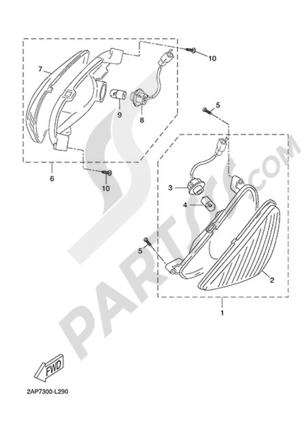 SIGNAL LIGHT Yamaha Neo's 2013