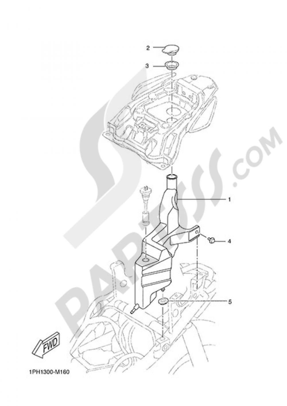 OIL RESERVOIR Yamaha NS50 2014