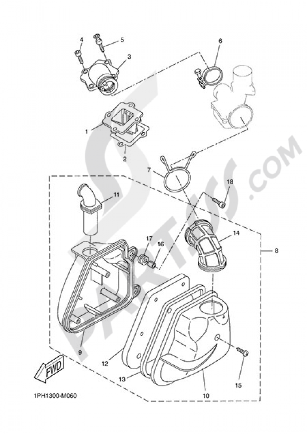 INTAKE Yamaha NS50N 2014