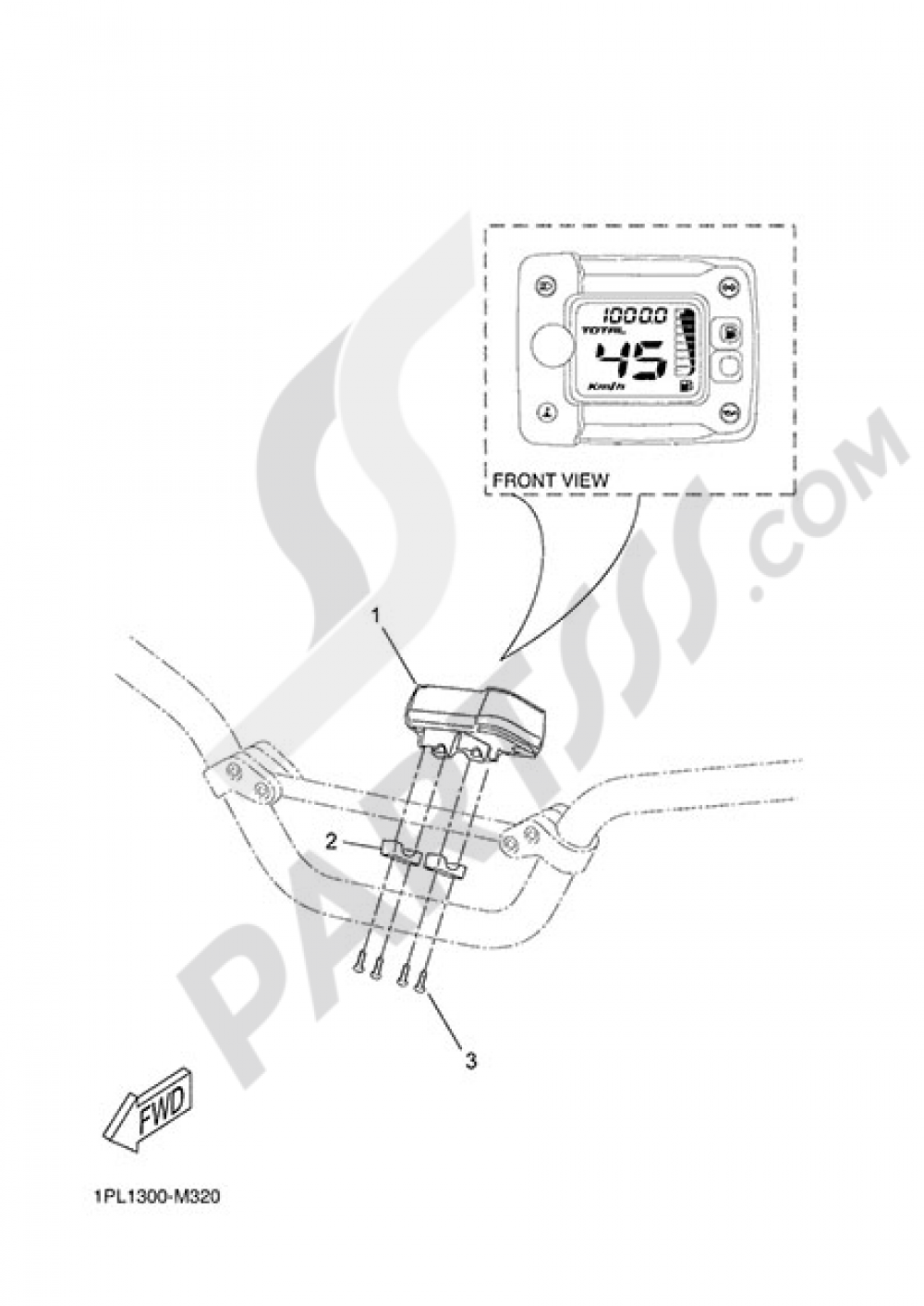 METER Yamaha NS50N 2014