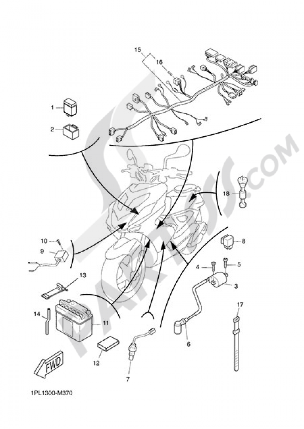 ELECTRIC EQUIPMENT 2 Yamaha NS50N 2014