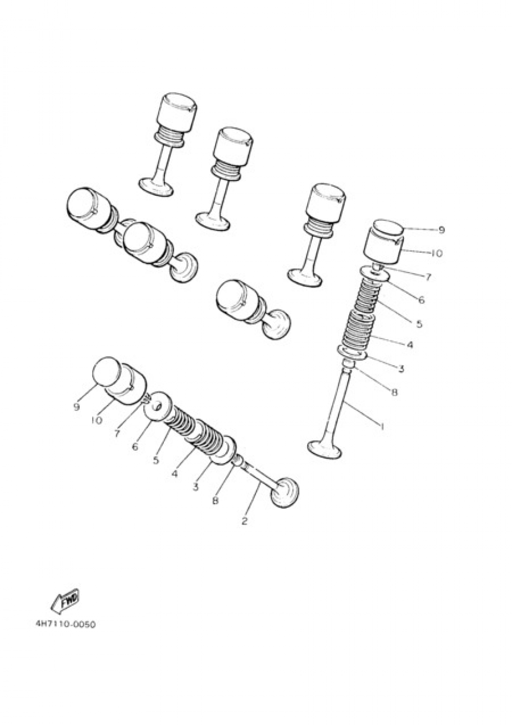 VALVE Yamaha XJR 1300 2010
