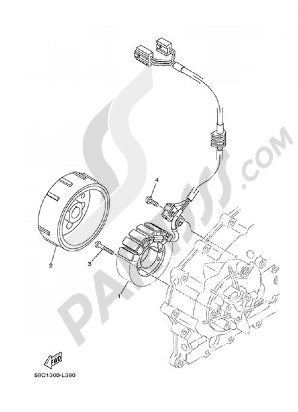 GENERATOR Yamaha T-Max 530 SP 2013