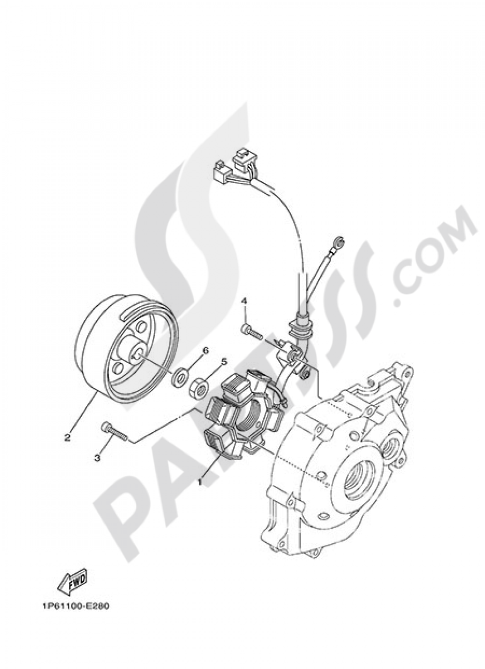 GENERATOR Yamaha TT-R50 2013