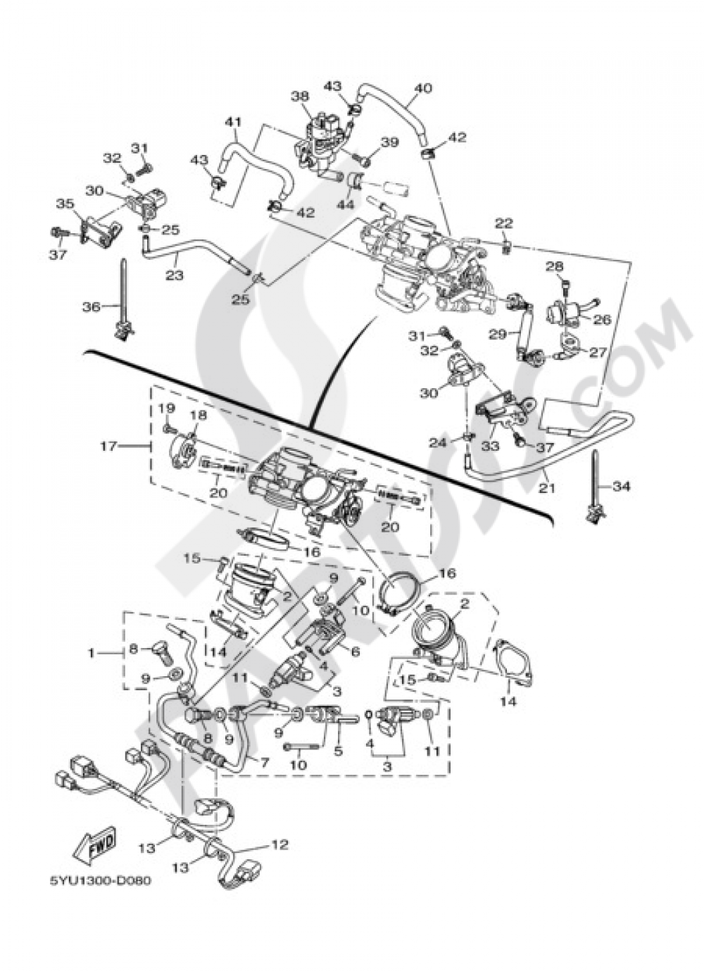 INTAKE Yamaha MT-01 2005