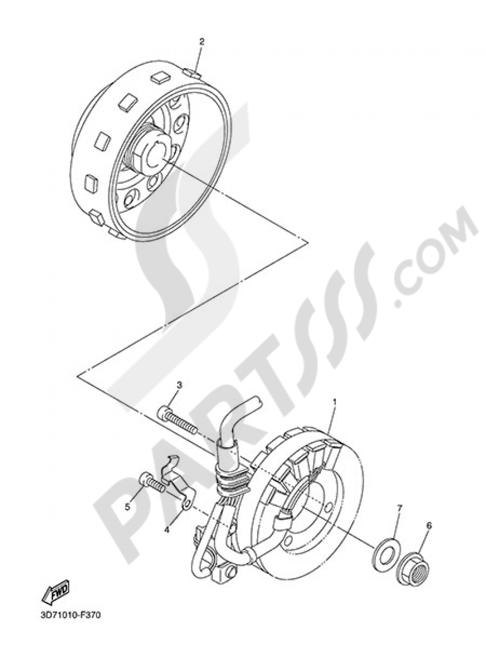 GENERATOR Yamaha WR250X 2014
