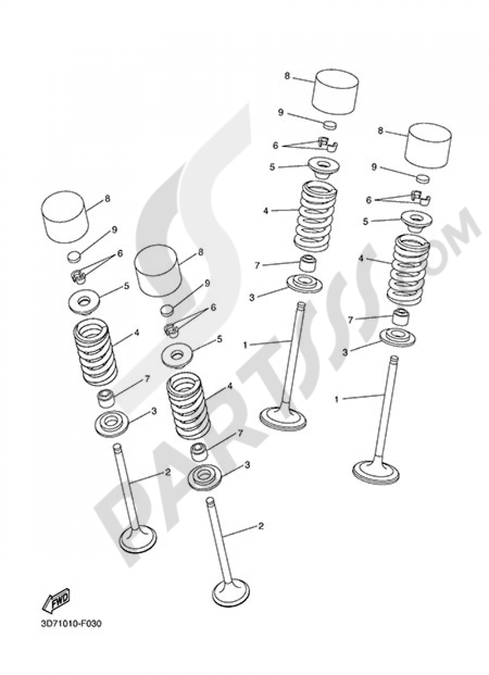 VALVE Yamaha WR250X 2014