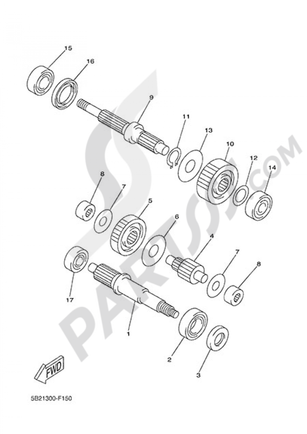TRANSMISSION Yamaha X-Max 250 ABS 2013
