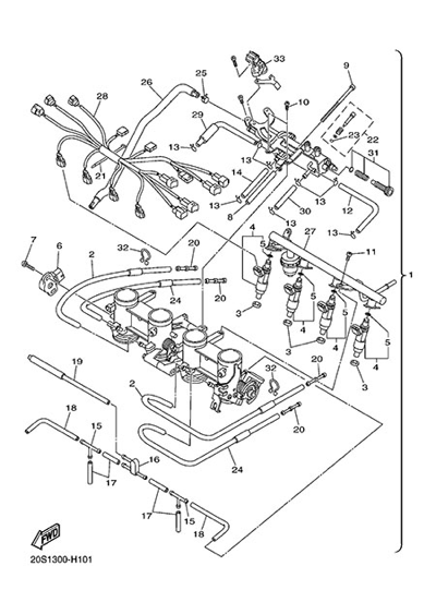 Yamaha XJ6 Diversion 2014 INTAKE 2