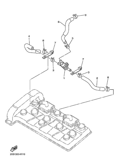 Yamaha XJ6 Diversion 2014 SYSTEMA DE INDUCCION DE AIRE