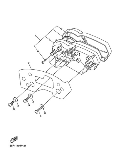 Yamaha XJ6 Diversion 2014 MEDIDOR