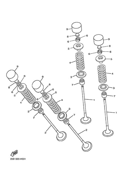 Yamaha XJ6 Diversion 2014 VALVE