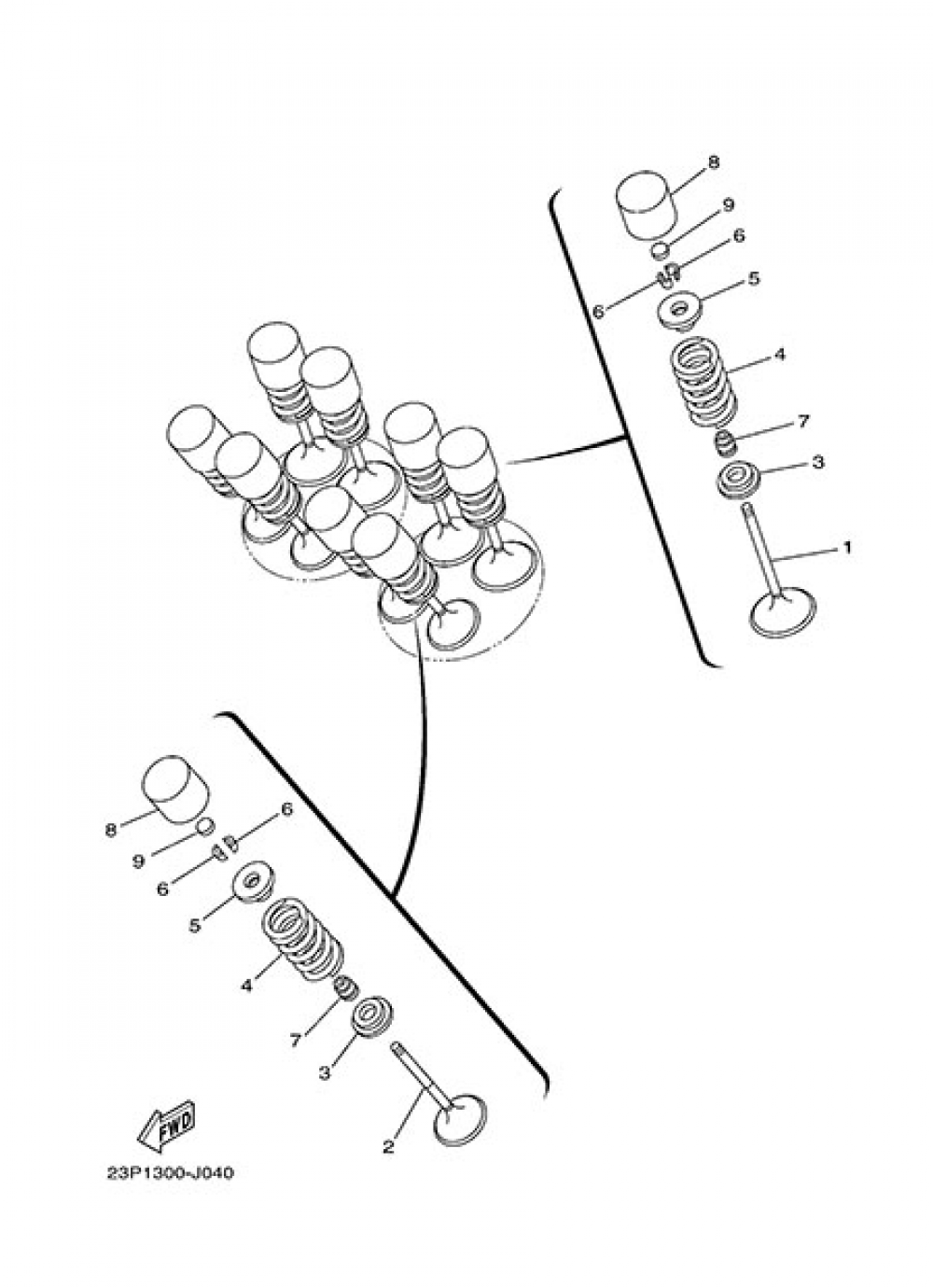 VALVE Yamaha XT1200Z SuperTenere 2013