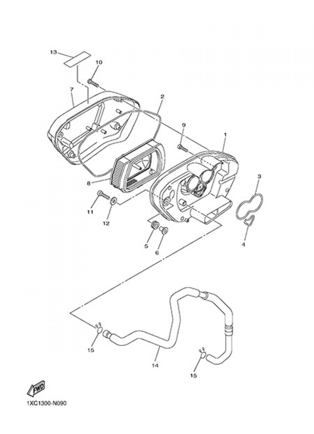 INTAKE 2 Yamaha XV950 2014