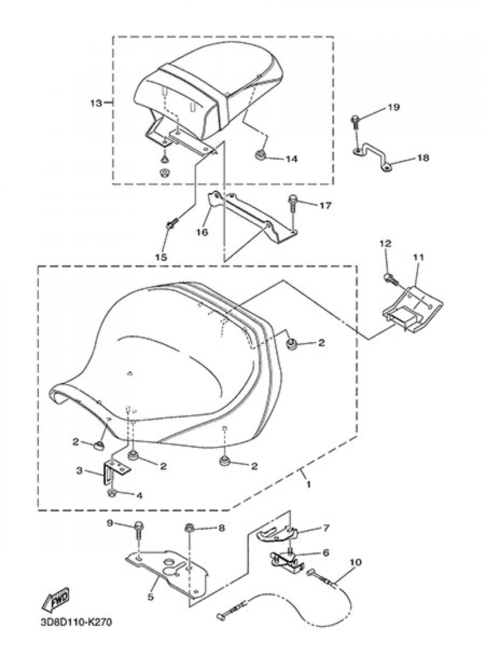 SEAT Yamaha XVS1300A Midnight Star 2014