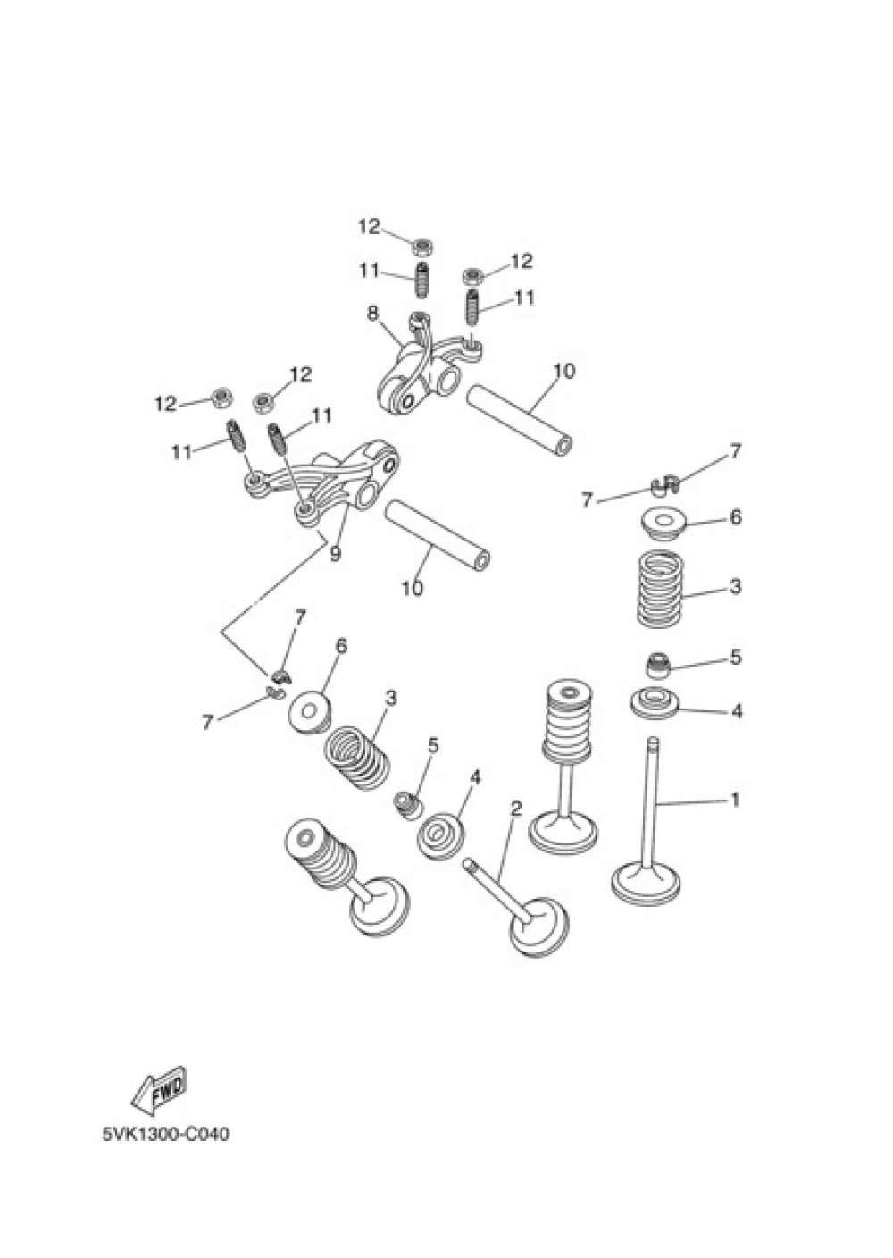 VALVE Yamaha XT660X 2004