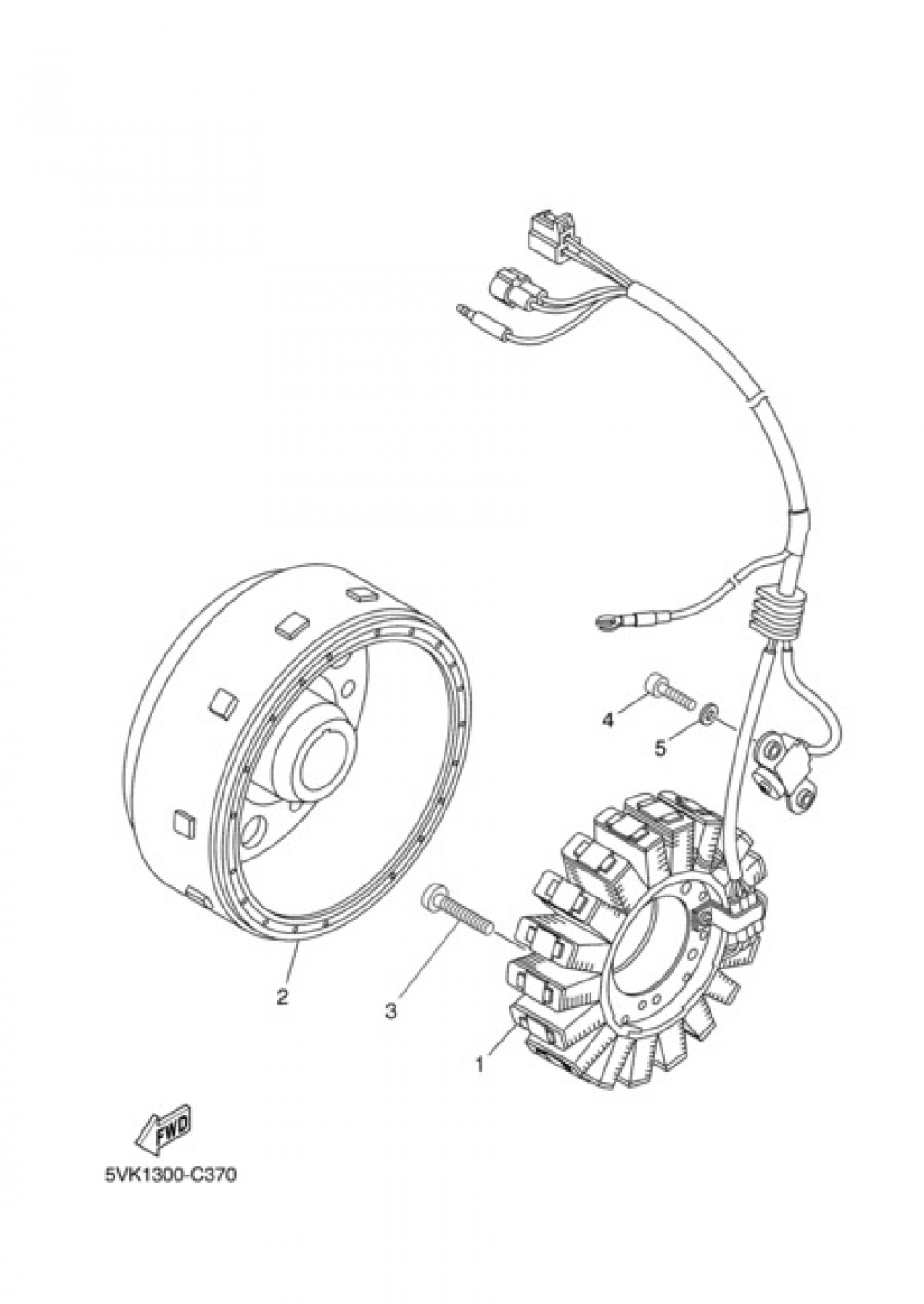GENERATOR Yamaha XT660X 2004