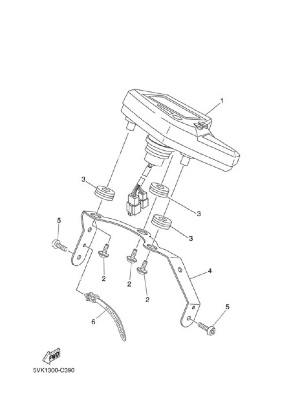 METER Yamaha XT660X 2004