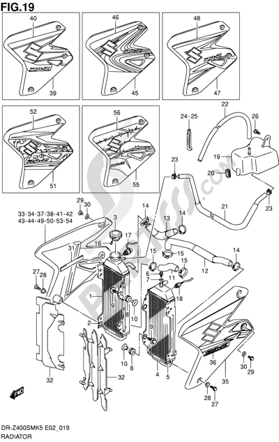 Suzuki DR-Z400SM 2009. 分解図 純正部品をオンライン購入 Suzuki DR-Z400SM 2009. 分解図 純正部品をオンライン購入
