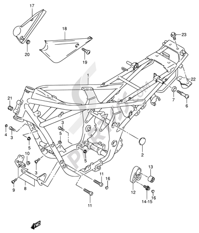 gsf1200 部品取り車 Suzuki GSF1200 部品取り車 事故車 - メルカリ