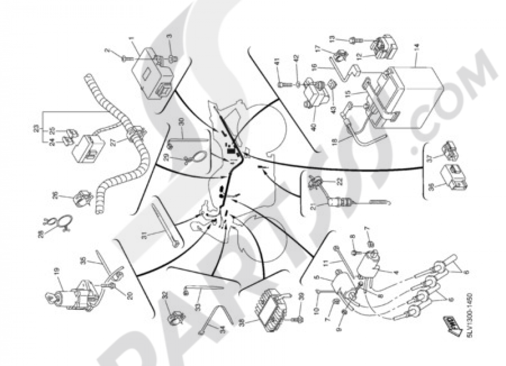 ELECTRIC EQUIPMENT 1 Yamaha FZS 1000 Fazer 2001