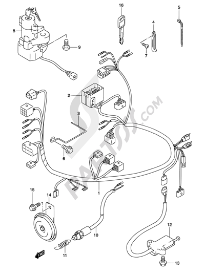Suzuki Marauder Gz125 2002 Dissassembly Sheet Purchase