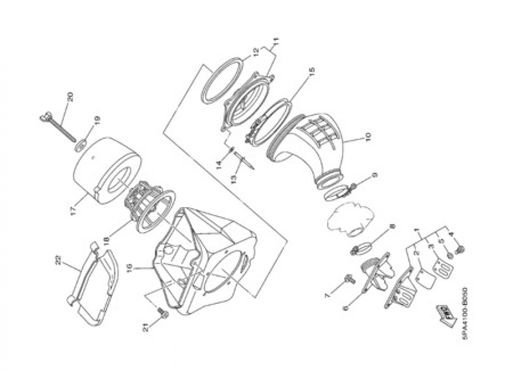 INTAKE Yamaha YZ85 2003