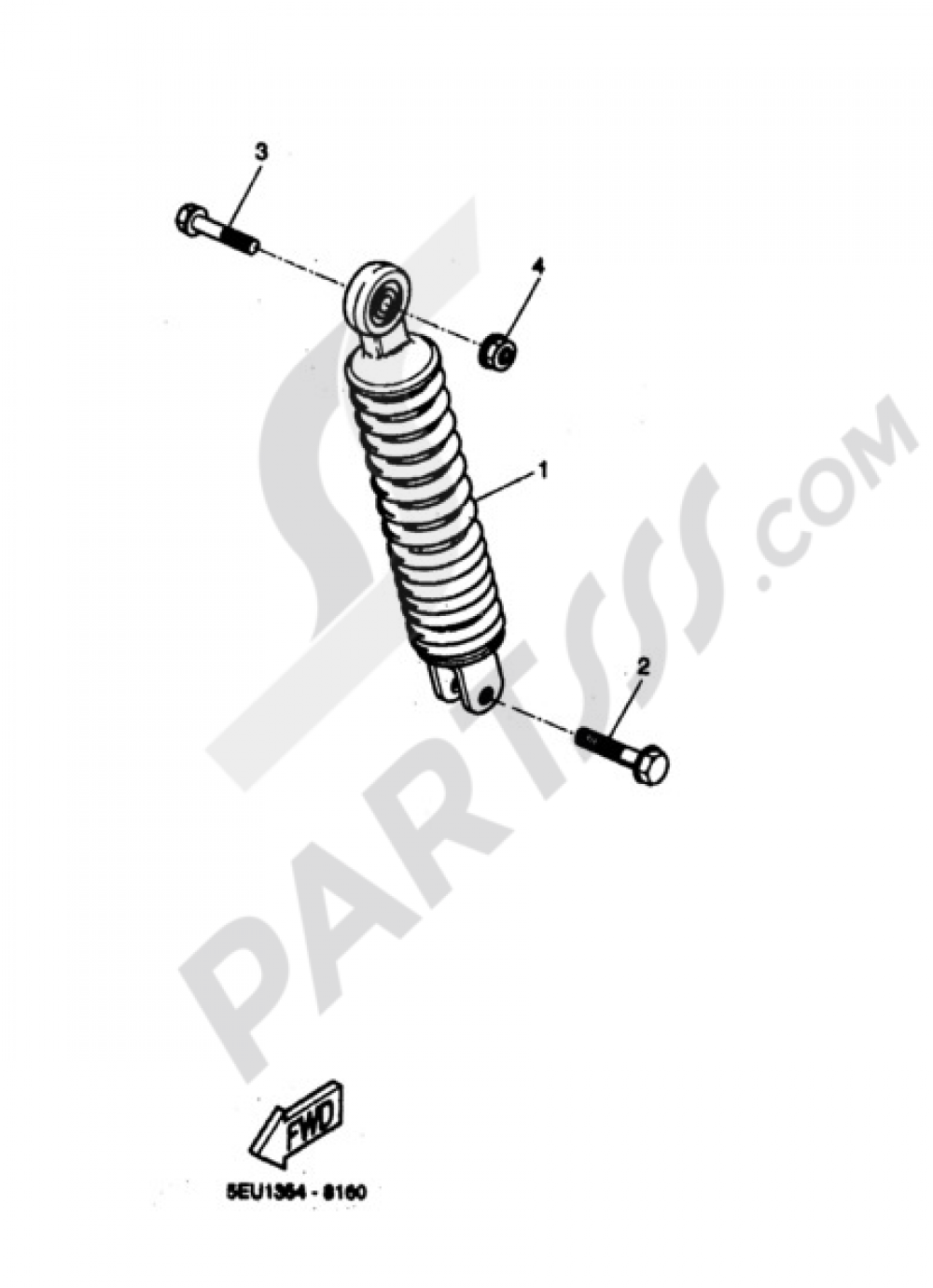 SUSPENSION TRASERO Yamaha Why 2005