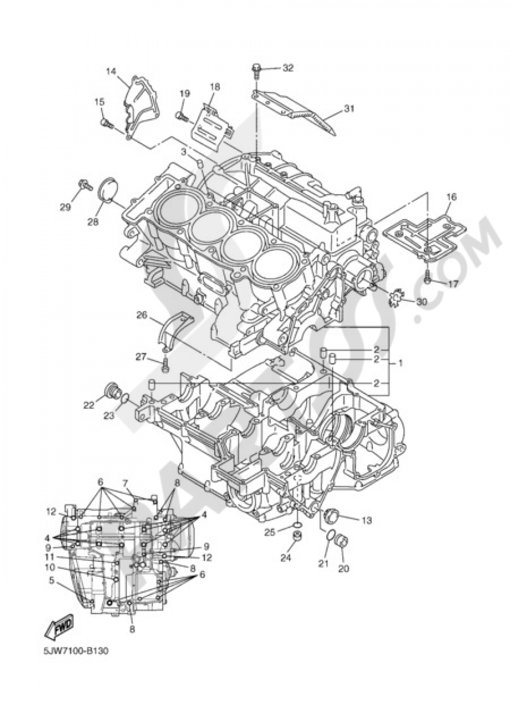 CARTER Yamaha FJR1300A 2005