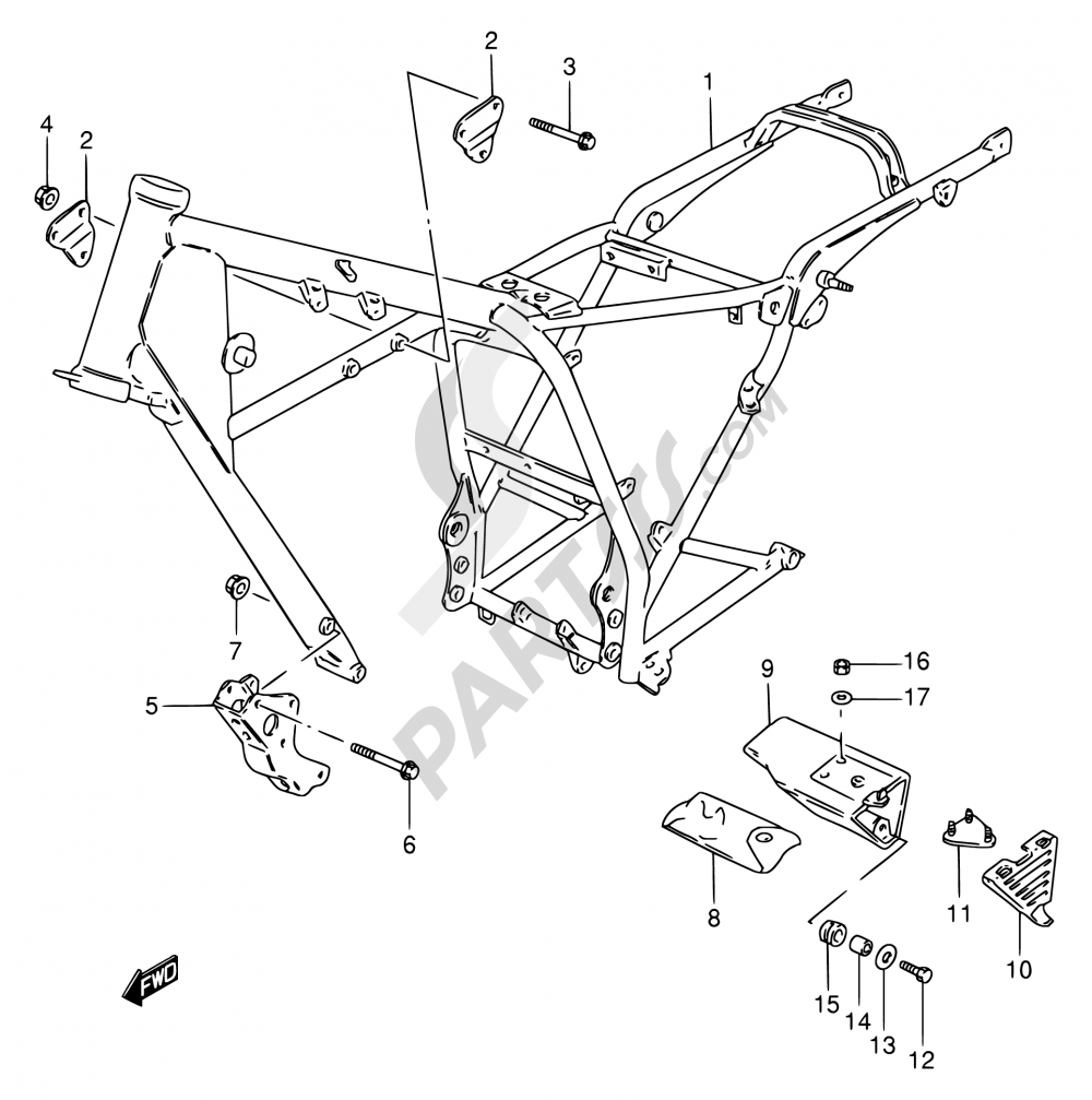 33 - FRAME Suzuki GN125 1994