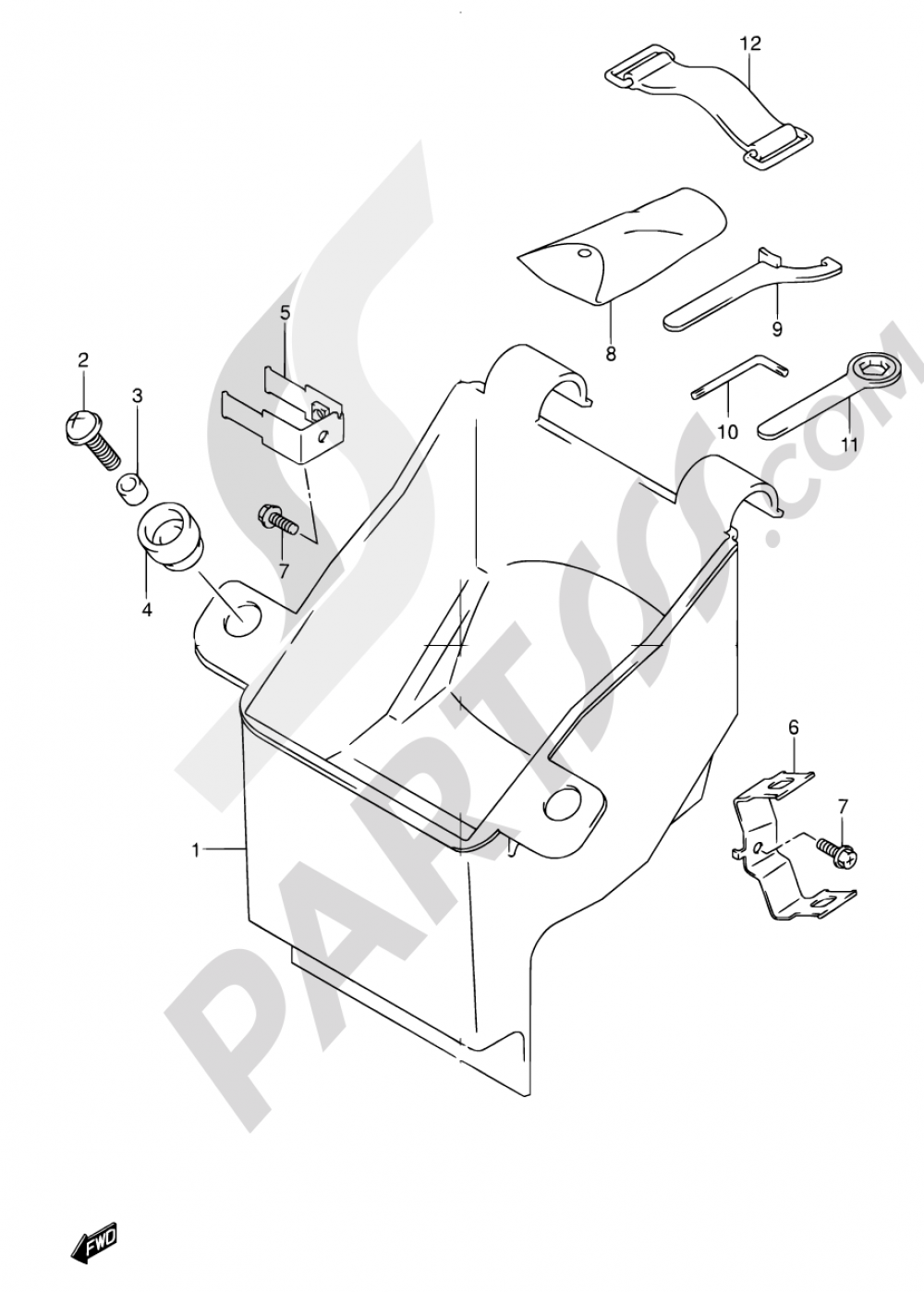 43 - MANUAL BOX Suzuki BANDIT GSF600 2003