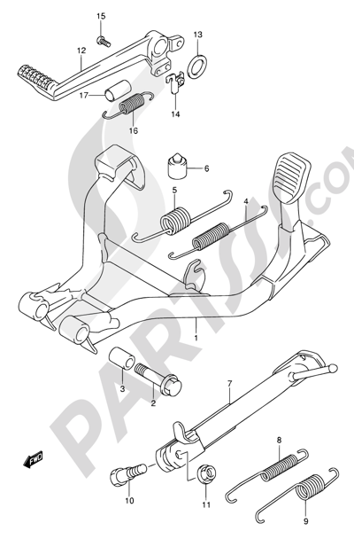 thumbnail image 2 of Short Black Brake & Clutch Levers For Suzuki GSF650 Bandit 2005-2006 – Adjustable, Anodised Aluminium 2 of 4