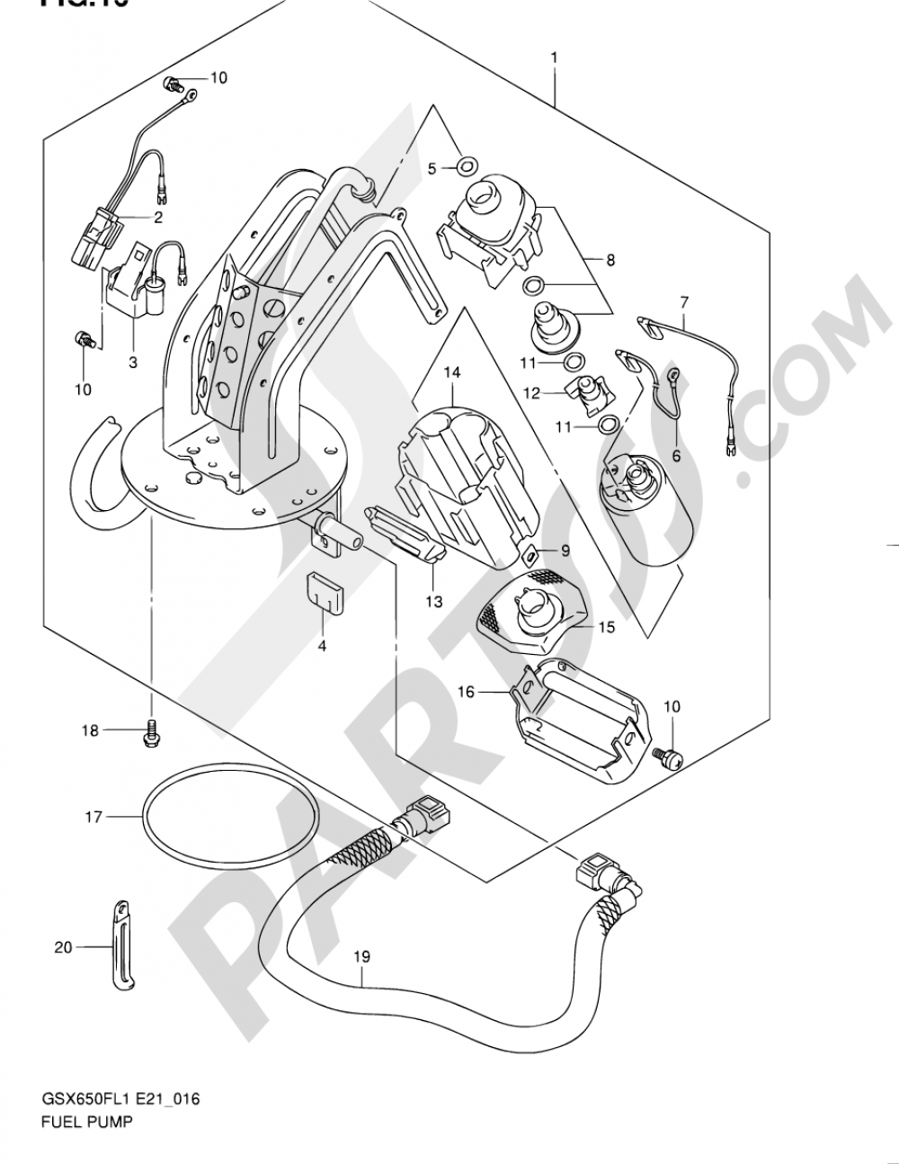 Suzuki gsx650f запчасти