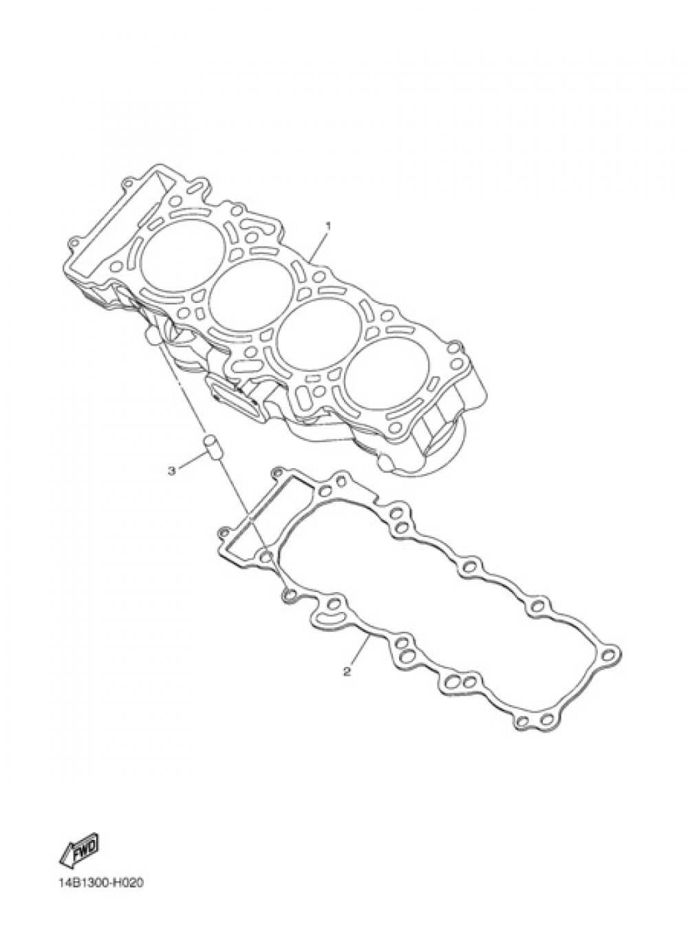CYLINDER Yamaha YZF-R1 2010