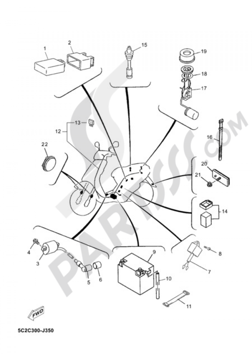 ELECTRIC EQUIPMENT 2 Yamaha Neo's 2011