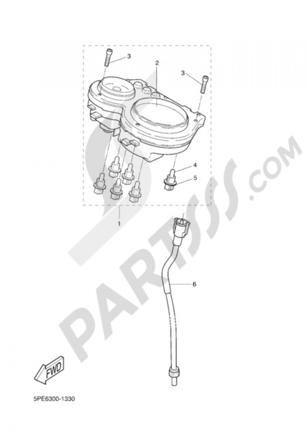 METER Yamaha AEROX R 2011