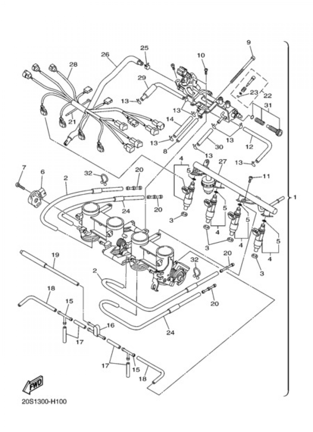 INTAKE 2 Yamaha XJ6 Diversion 2011