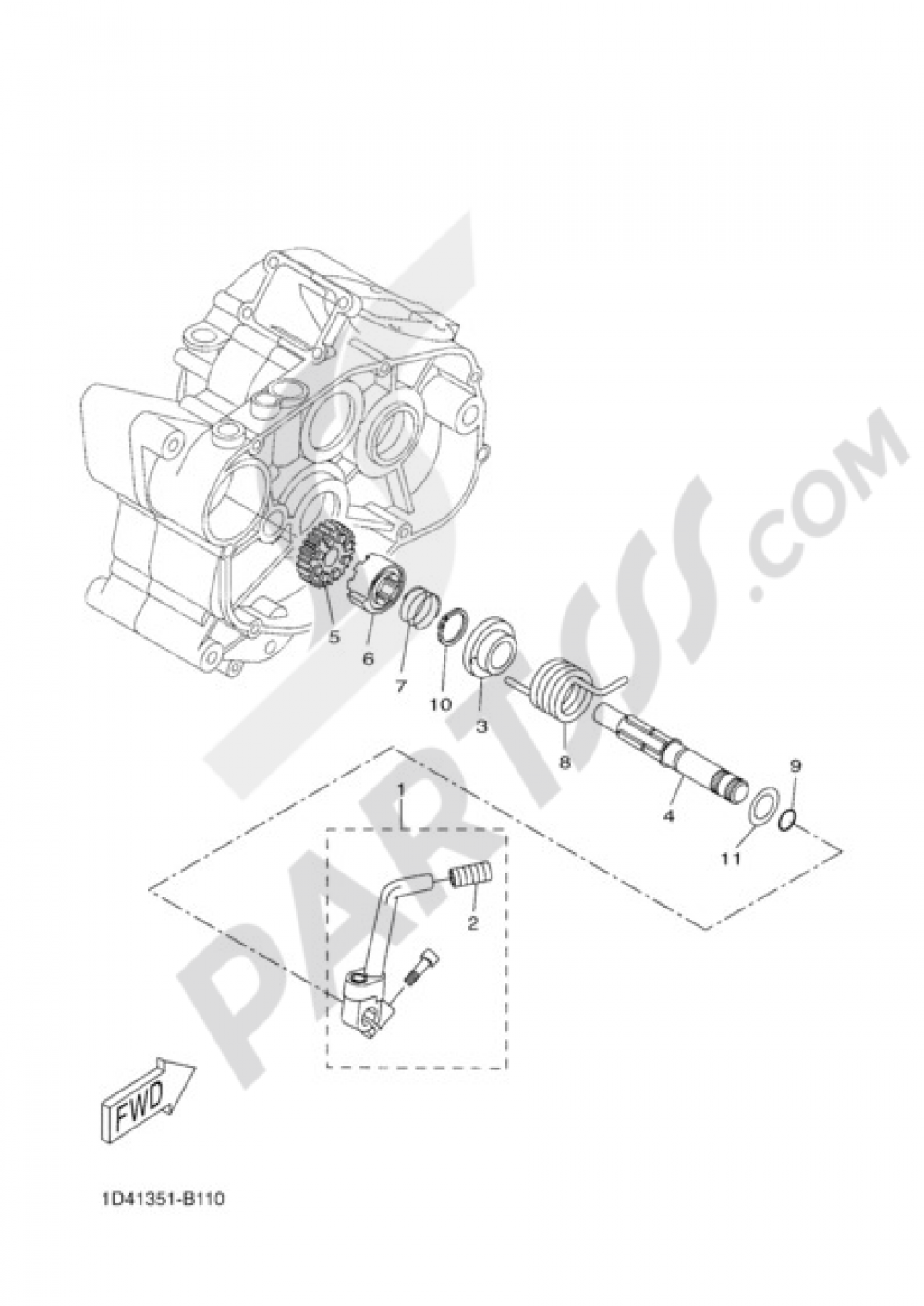 STARTER Yamaha DT50R 2007