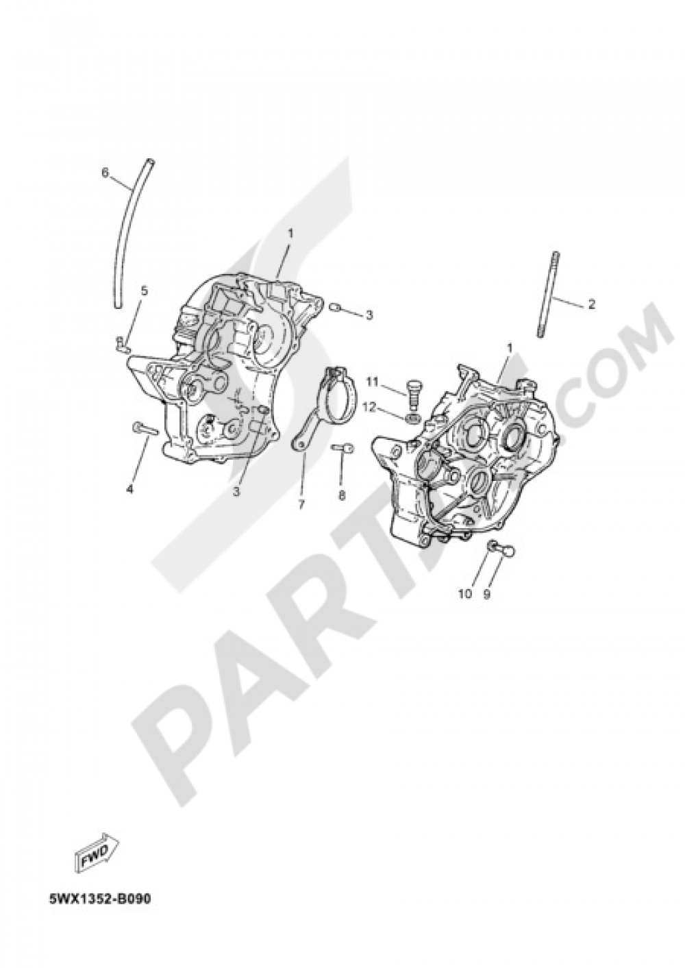 CARTER Yamaha TZR50 2004