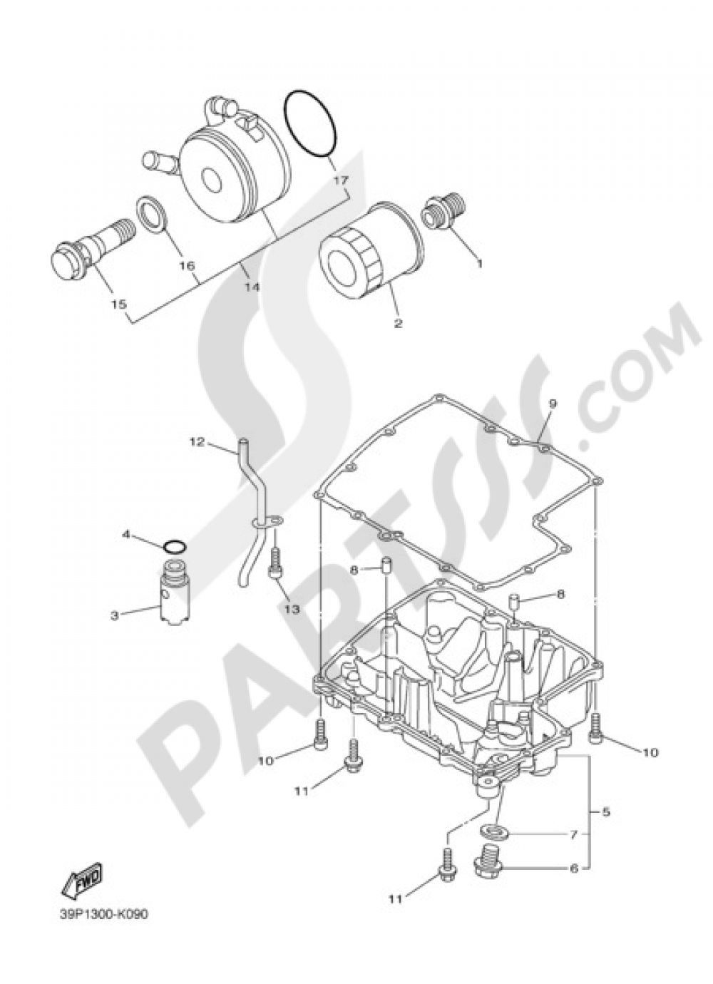 OIL FILTER Yamaha Fazer8 2011