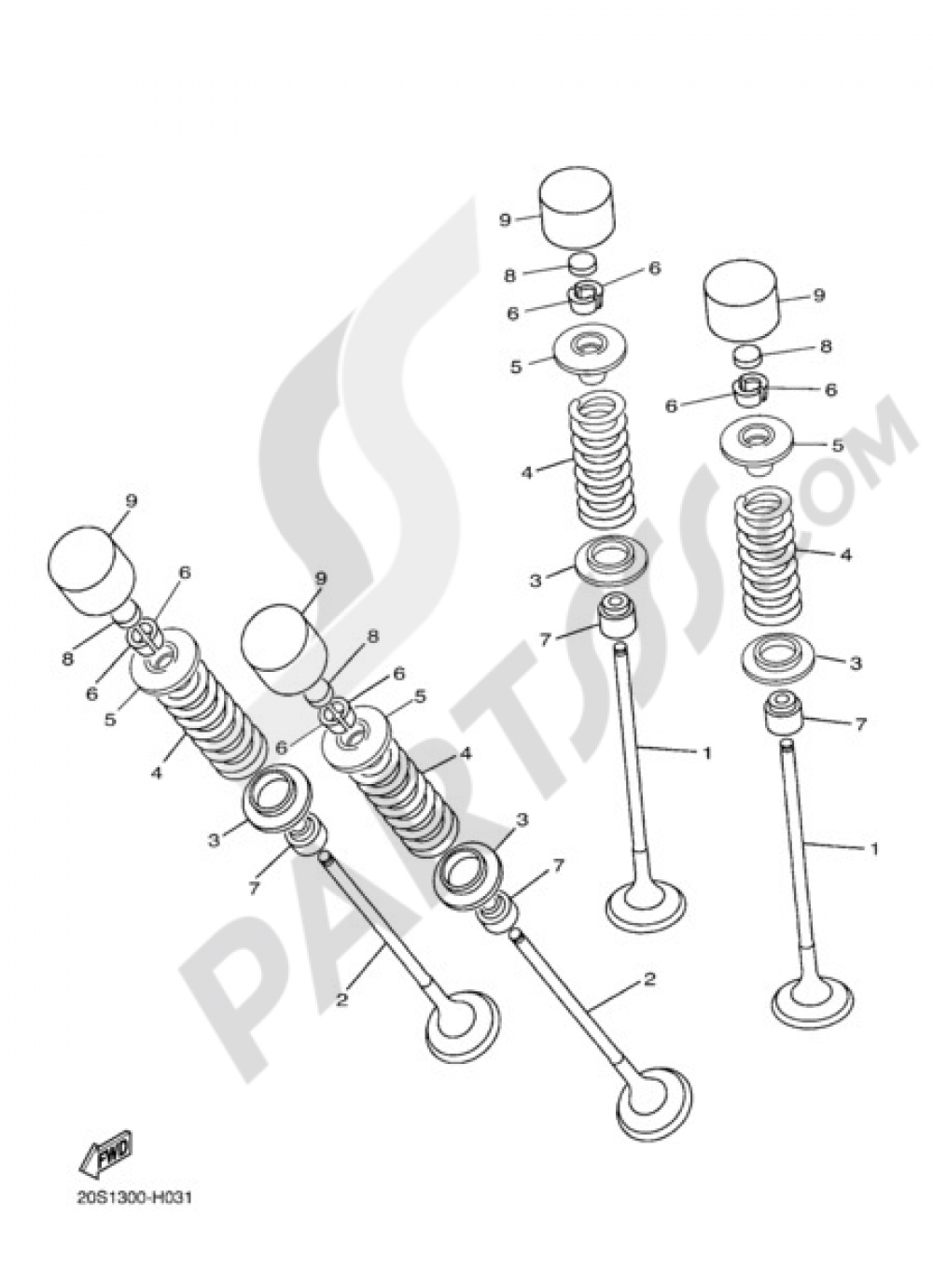 VALVE Yamaha Fazer8 ABS 2011