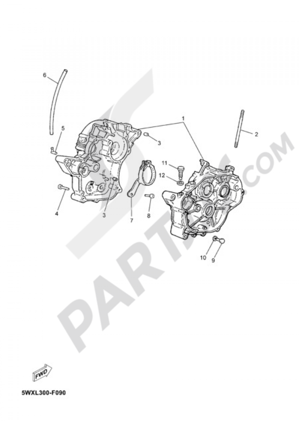 CARTER Yamaha TZR50 2011