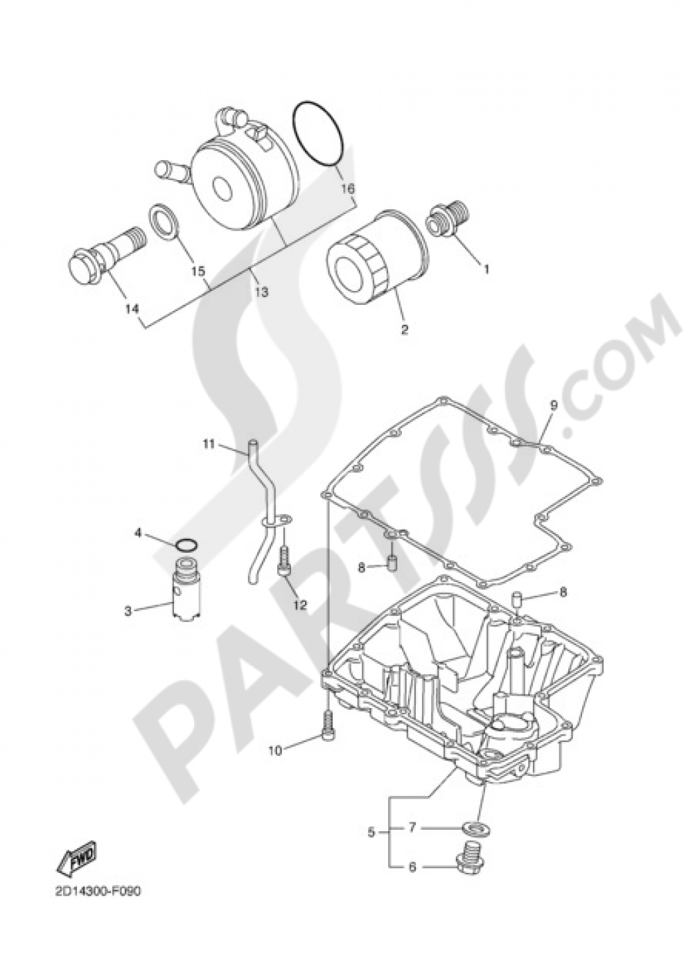 OIL FILTER Yamaha FZ1 Fazer ABS 2011