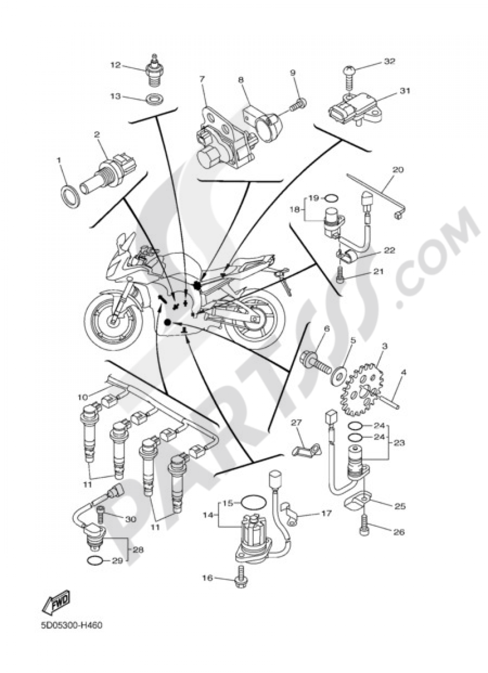 ELECTRIC EQUIPMENT 1 Yamaha FZ1 Fazer ABS 2011