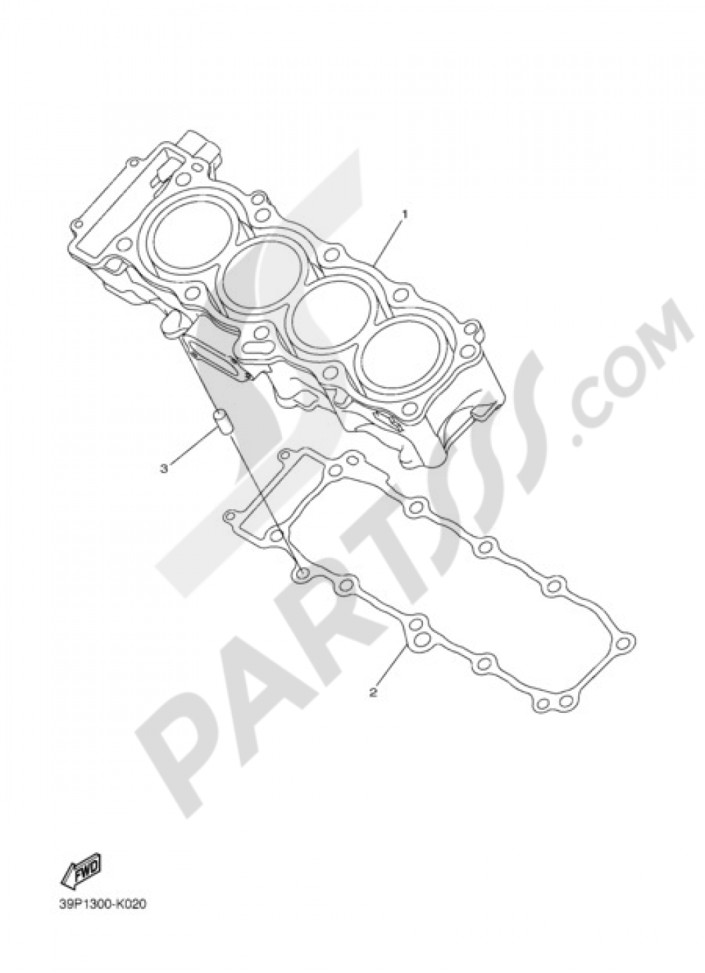 CYLINDER Yamaha FZ8 ABS 2011