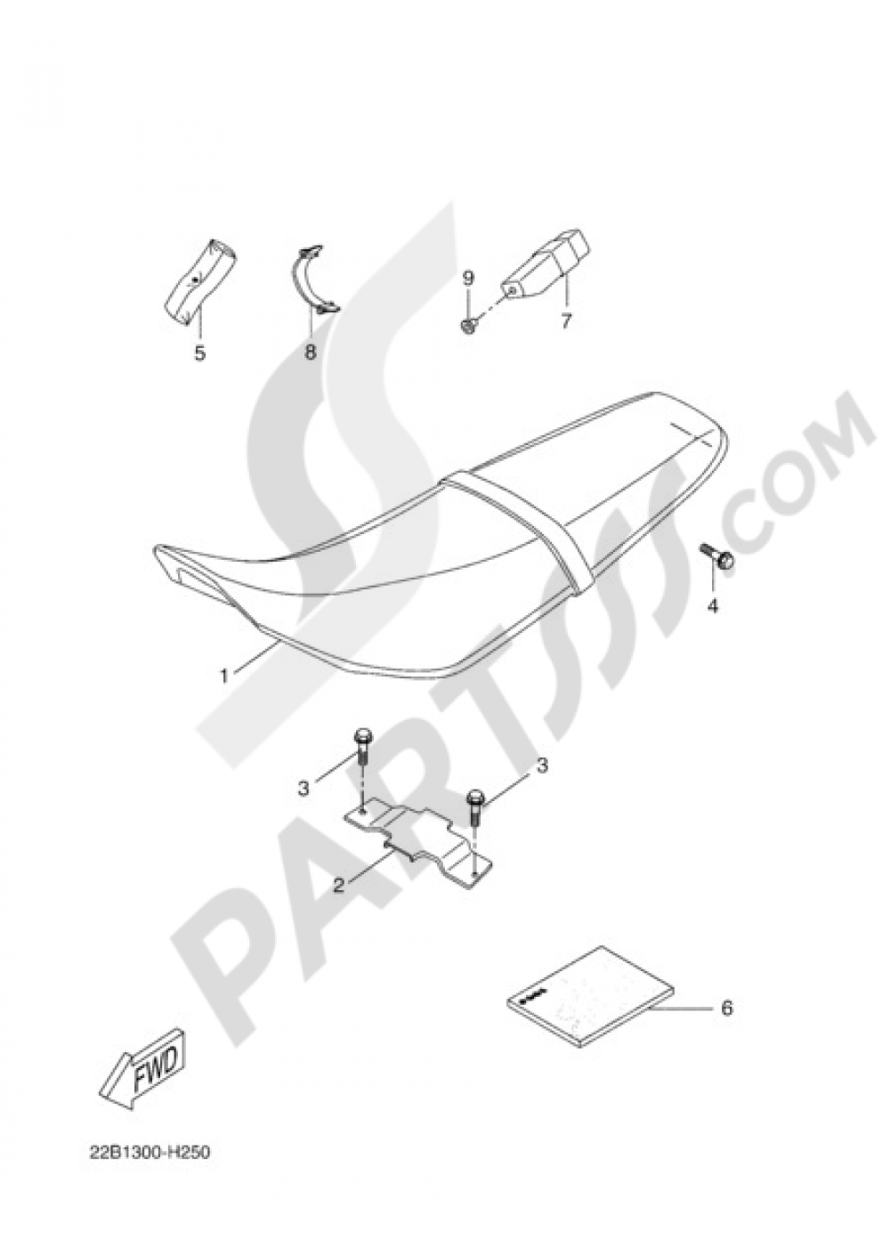 SEAT Yamaha WR125X 2009