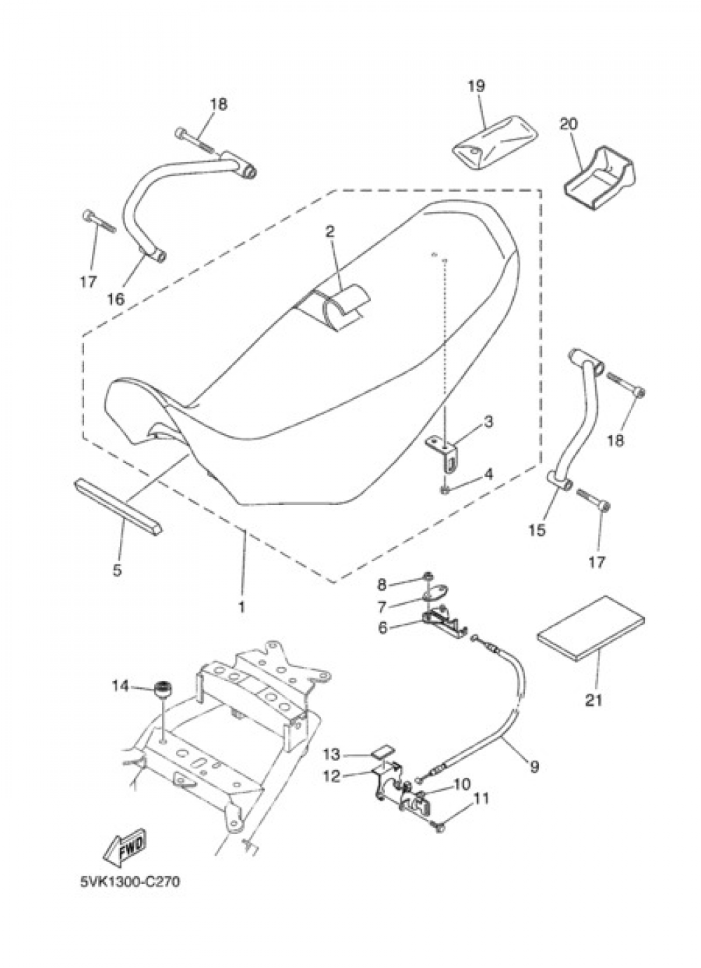 SEAT Yamaha XT660X 2006