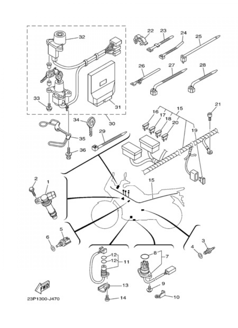 ELECTRIC EQUIPMENT 1 Yamaha XT1200Z SuperTenere 2010